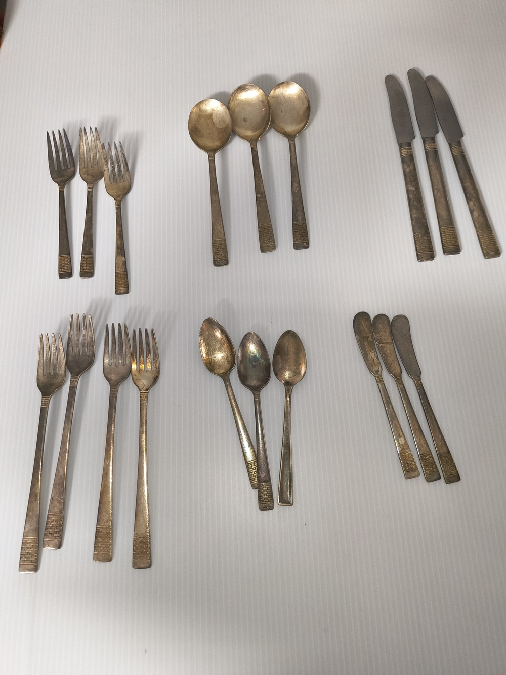 1940s Vintage National Silver Co. 19 Pieces